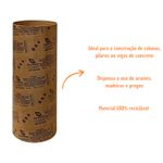 Forma de Papelão Circular 4mm 25cmx3m Tubominas