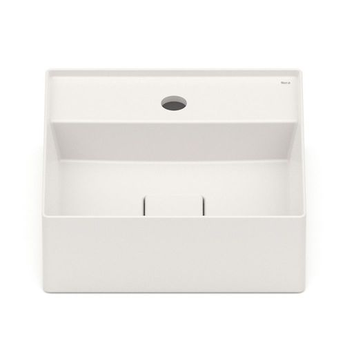 Cuba de Apoio Quadrada Bege Slim 35x35cm Louça Roca T8 Terra