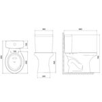 Vaso Sanitário para Caixa Zip Plus Branco Roca