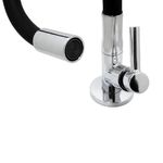 Torneira para Banheiro Mesa 1/4V Bica Média Preto Soft 1195 C29