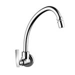 Torneira para Cozinha Parede 1/4V Bica Média Cromado 1168 C29