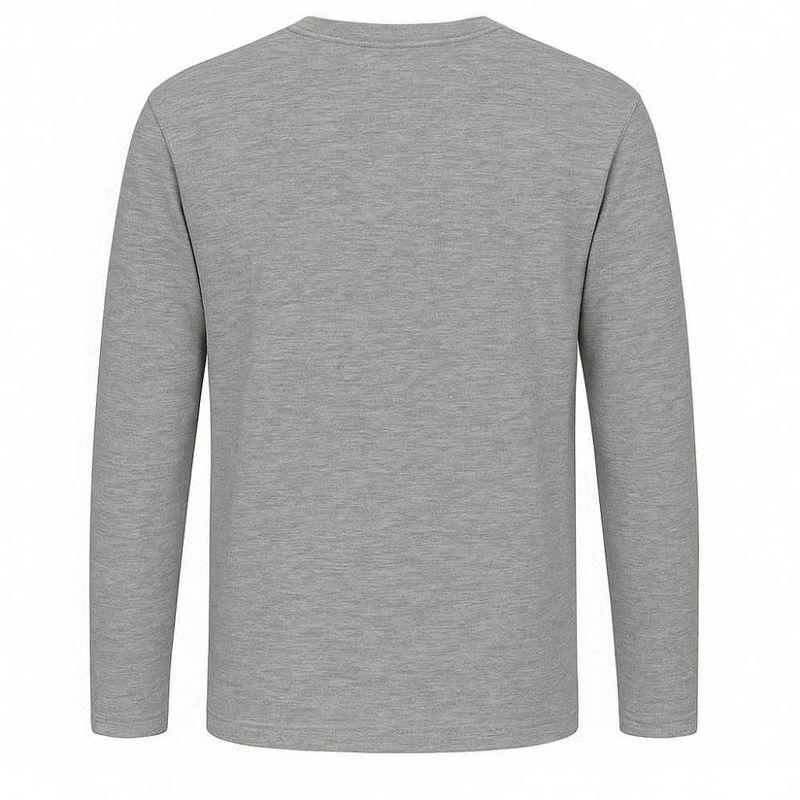 Camiseta Algodão/Poliéster Cinza Manga Longa Tam GG Tockformes