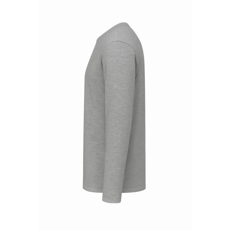 Camiseta Algodão/Poliéster Cinza Manga Longa Tam GG Tockformes