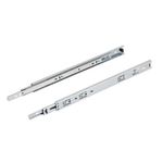 Corrediça Telescópica H35 Mini 400mm Até 25Kg 01 Par Zincada