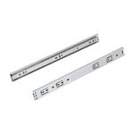 Corrediça Telescópica H35 Mini 400mm Até 25Kg 01 Par Zincada