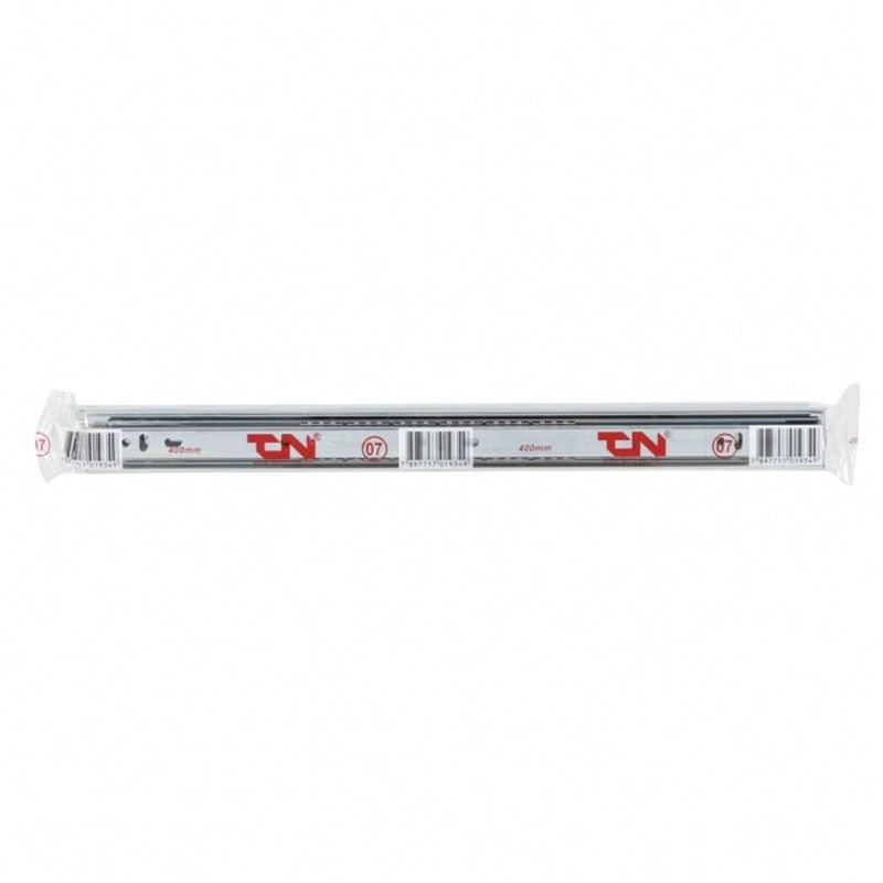 Corrediça Telescópica H35 Mini 400mm Até 25Kg 01 Par Zincada