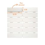 Revestimento Casa Blanca Bold Acetinado Branco 5x15cm 1,42m2