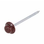 Kit Prego Fácil para Telha Vermelho Pacote com 18 Unidades Onduline