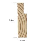 Jogo Batente Pinus Natural 215x7,5x3,2cm