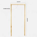 Jogo Batente Pinus Natural 215x7,5x3,2cm