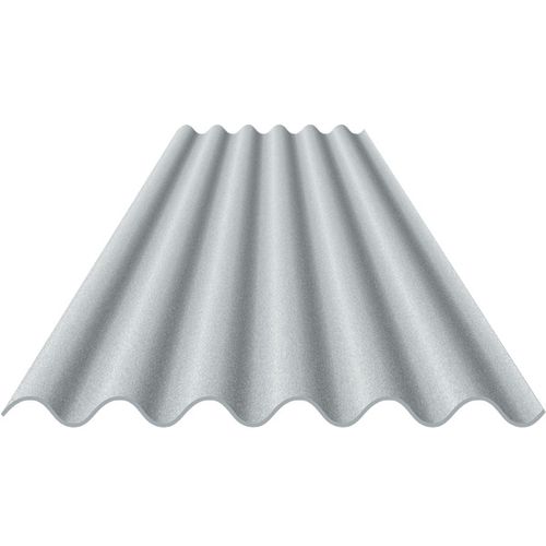Telha de Fibrocimento Ondulada 5mm 2,44x1,10m Confibra