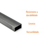 Tubo Retangular Aço 1,5mm 5x3cm 6m Lansa