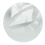 Plafon de Sobrepor Bambu Redondo Branco30cm para 2 Lâmpadas E27