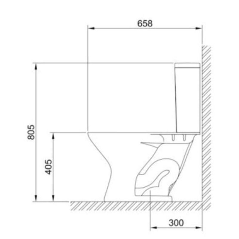 Vaso Sanitário para Caixa Gardênia Branco MariLouças