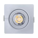 Spot de Led de Embutir Quadrado Branco 5W 400 Lúmens Luz Neutra