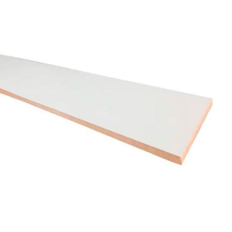 Ripa de MDF 2 Faces Branco Texturizado 15mm 2750x450mm
