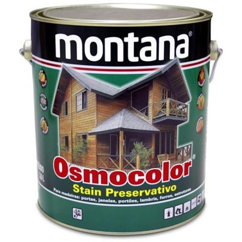 Stain Acetinado Osmocolor Castanheira 0,9L Montana