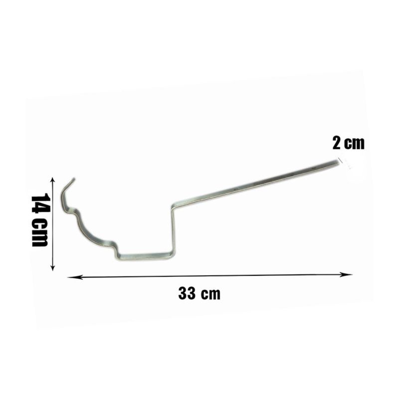 Suporte Externo Moldura Corte 33 Zincado Calhaforte