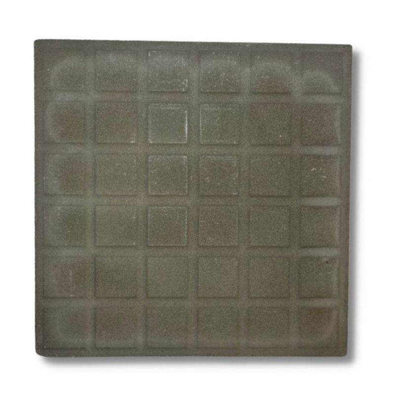 Piso Cimentício 36 Quadros Cinza 30,7x30,7cm Amarrado c/ 5 Un