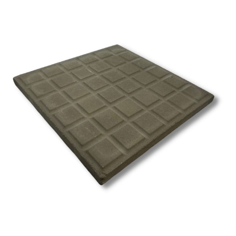 Piso Cimentício 36 Quadros Cinza 30,7x30,7cm Amarrado c/ 5 Un