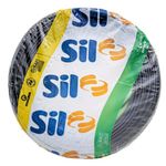 Cabo Flexível 1,5mm² 750V Preto Sil 100 Metros