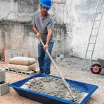 Caixa para Massa Polipropileno 350L Azul 159x118x22cm Afort