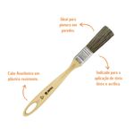 Trincha Premium Natural Latex Dupla 573 3/4" Tigre