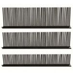 Tapa Pássaros PVC Preto 50x2x7cm Odem