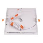 Painel de LED Embutir Slim 24W 29,5x29,5cm 2040 Lúmens Luz Branca