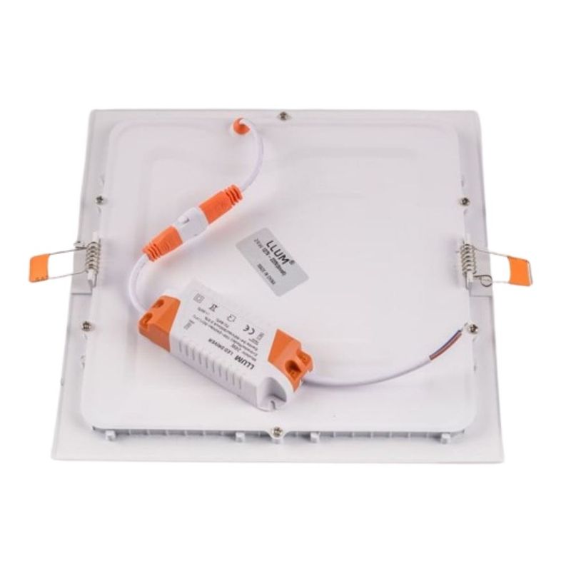 Painel de LED Embutir Slim 24W 29,5x29,5cm 2040 Lúmens Luz Branca