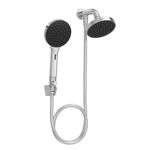 Chuveiro Redondo com Desviador e Gatilho Cromado Flex 126mm Deca