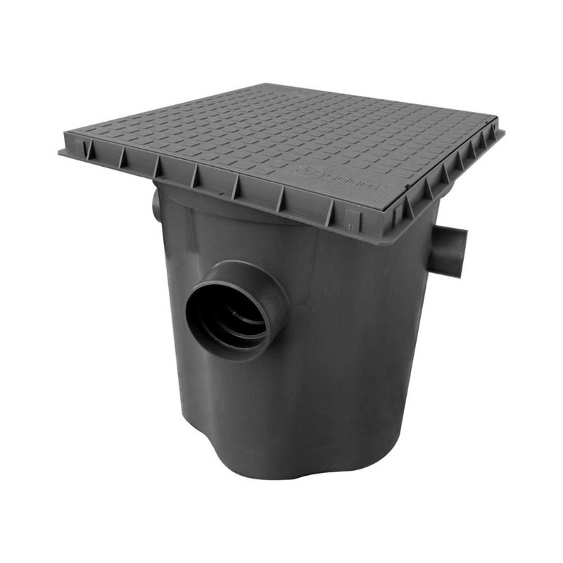 Caixa de Gordura Polipropileno DN100 Cinza 43cm Odem