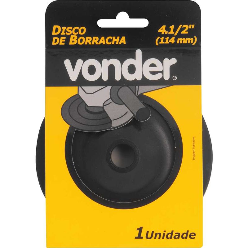 Disco de Borracha Flexível para Esmerilhadeira 4.1/2" Alto Vonder