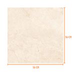 Piso Marfil Bold Brilhante Bege 56x56cm 2,51m2
