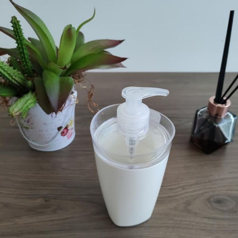 Porta Sabonete Líquido para Banheiro Tule Branco Fosco