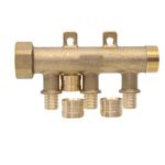 Distribuidor Aberto Pex 3/4" com 3 Saídas 16mm Astra