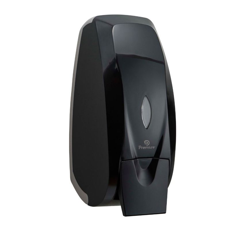 Dispenser para Sabonete Líquido ou Álcool Gel 800ml Velox Dark Preto