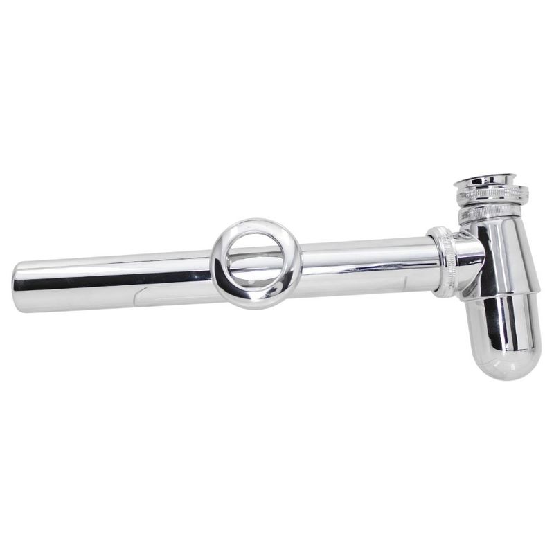 Sifão Copo Rígido para Pia de Cozinha Metal 1.1/2" Bognar