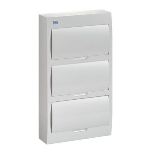 Quadro PVC Disjuntor Sobrepor sem Barramento Branco Weg