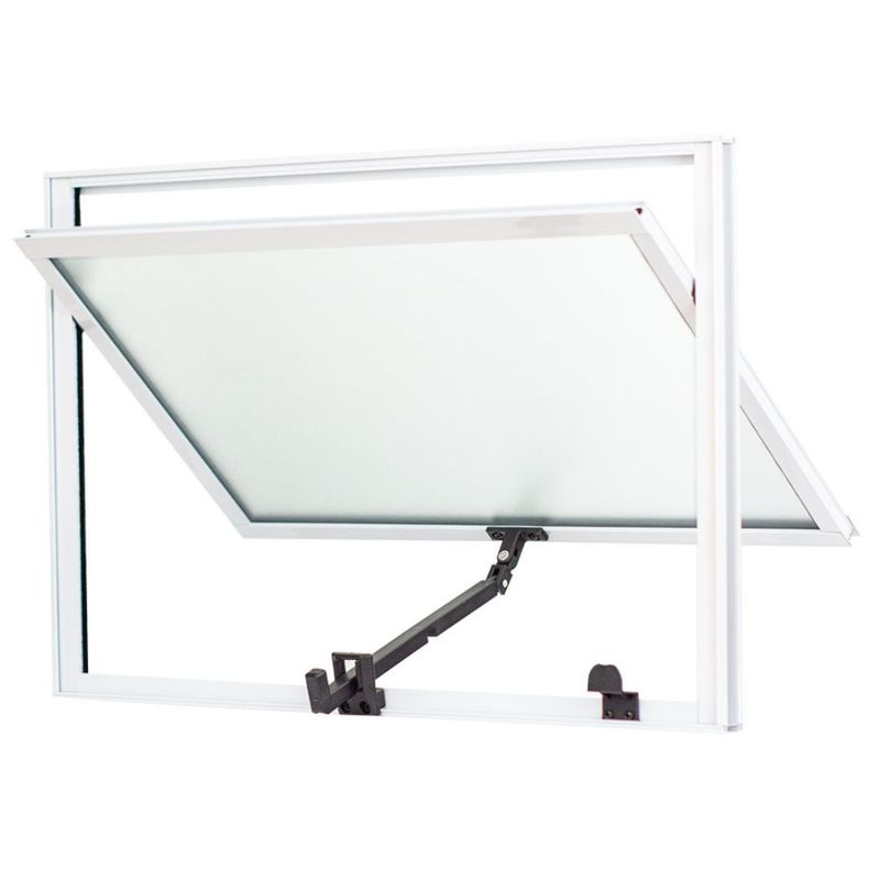 Maxim-ar Vidro Boreal sem Grade Alumínio Branco 60x60cm