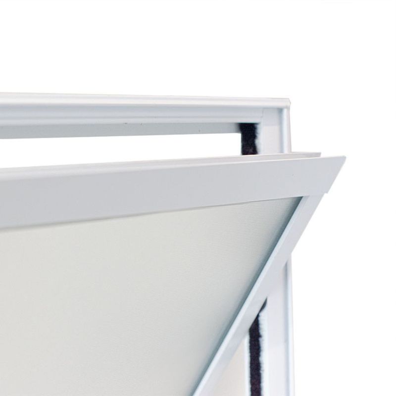 Maxim-ar Vidro Boreal sem Grade Alumínio Branco 60x60cm