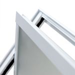 Maxim-ar Vidro Boreal sem Grade Alumínio Branco 60x60cm