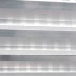 Porta Palheta Alumínio Brilhante Direito 210x60cm