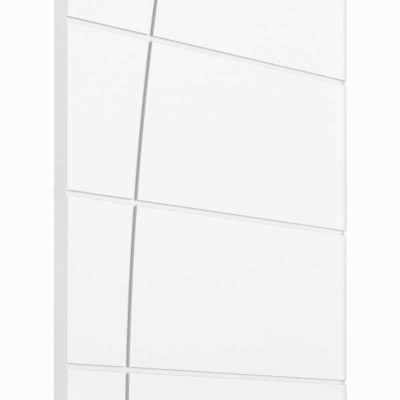 Kit Porta Pivotante MDP Elegance Branco UV Bt 14 214x100cm