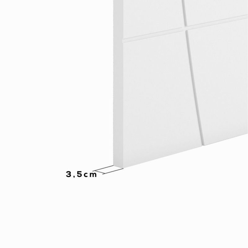 Kit Porta Pivotante MDP Elegance Branco UV Bt 14 214x100cm