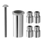 Prolongador para Registro Deca ABS Cromado 40mm Furkin