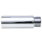 Prolongador Longo Macho Fêmea Roscável Latão Cromado 60mm 1/2" Furkin