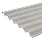 Telha Ondulada de Fibrocimento Cinza 5mm 2,44x1,1m Casalit