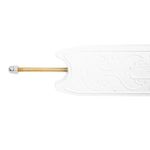 Degrau Plástico Anatômico com Varão de Latão Piscina Brustec