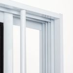 Janela de Correr 2 Folhas com Grade Alumínio Branco 100x120cm